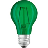 LEDVANCE Star Deco CL A LED-lampe 2 W E27 A+ 2 W, E27, A+, 45 lm, 15000 t, Grøn