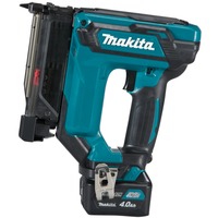 Makita Batteridrevet sømpistol PT354DSMJ, 10,8 volt, Elektris hæftemaskine Blå/Sort