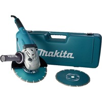 Makita GA9020RFK3 6600rpm 230mm 5800g vinkelsliber Blå/Sort, 6600 rpm, M14, 90 dB, 101 dB, 6 m/s², Strøm