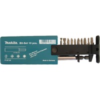 Makita P-16782 skruetrækker bit 11 stk, Bit sæt Blå/Sort, 11 stk, Phillips, Stjerneskruetrækker, 0.6 / 1.2 / PH2 (2) / PZ1 / PZ2 (2) / PZ3, Polyamid