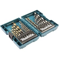 Makita Sæt med metal-, sten- og træbor, Drill bit sæt Blå