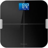 Medisana BS 440 Elektronisk personlig vægt Sort, Elektronisk personlig vægt, 180 kg, kg, lb, ST, 8 bruger(e), LCD, 70 x 49 mm