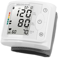Medisana BW 320 Håndled Automatisk 2 bruger(e), Blodtryksmåler Hvid, Håndled, Automatisk, Grå, Hvid, 2 bruger(e), 40 - 280, mmHg