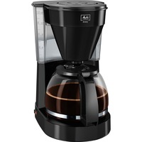 Melitta EASY II Zw 1023-02, Filter maskine Sort, Dråbe kaffemaskine, Malet kaffe, 1050 W, Sort, Rustfrit stål