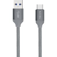 Nevox 1457 USB-kabel Sølv, 5000 Mbit/s
