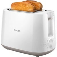 Philips Daily Collection HD2581/00 Toaster, Brødrister Hvid, 2 skive(r), Metal, 830 W, 230 V, 830 W, 50-60 Hz