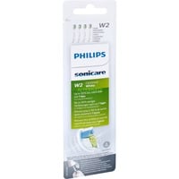 Philips W2 Optimal White HX6064/10 4x Soniske tandbørstehoveder - Hvid Hvid, 4 stk, Hvid, Mellem