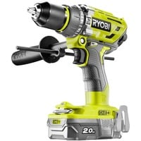 Ryobi R18PD7-220B 1800 rpm Nøglefri 1,7 kg Sort, Gul, Slagborer skruemaskine Grøn/Sort, Pistolgreb boremaskine, Nøglefri, Børstefri, 1,3 cm, 1800 rpm, 5,4 cm