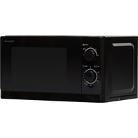 SHARP R-200BKW mikrobølgeovn Bordplade 20 L 800 W Sort Sort, Bordplade, 20 L, 800 W, Dreje, Sort, 25,5 cm
