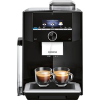 Siemens TI923509DE kaffemaskine Fuld-auto Espressomaskine 2,3 L, Kaffe/Espresso Automat Sort/Sølv, Espressomaskine, 2,3 L, Kaffebønner, Malet kaffe, Indbygget kværn, 1500 W, Sort, Sølv