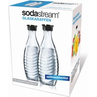SodaStream 1047200490 tilbehør til karbonering Karboniserende flaske, Kande gennemsigtig/Sort, Kasse, 2 stk