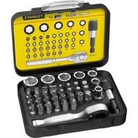 Stanley Bitsæt 1/4", 39 dele, Bit sæt Sort