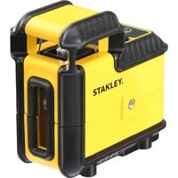 Stanley SLL360 Linjeniveau 25 m, Kryds- & linjelaser Sort/Gul, 25 m, 0,4 mm/m, Grøn, Linjeniveau, Sort, Gul, Batteri