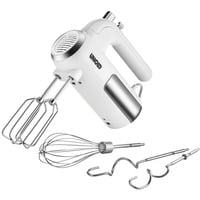 Unold 78710 røremaskine og mikser Håndmixer 450 W Krom, Hvid, Håndmikser Hvid/rustfrit stål, Håndmixer, Krom, Hvid, Slå, Ælte, Mikse, 1,15 m, Plast, Rustfrit stål, 450 W