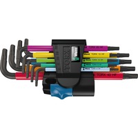 Wera 967 SL/9 TORX® HF Multicolour, Skruetrækker Vinkelnøglesæt med holderfunktion