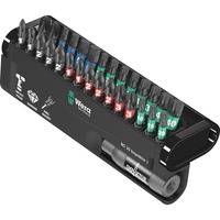 Wera Bit-Check 30 Impaktor 1, Bit sæt 30 stk, Hexadecimal (britisk), Phillips, Stjerneskruetrækker, Torx, PH 1,PH 2,PH 3, PZ 1,PZ 2,PZ 3, T10,T15,T20,T25,T30,T40, 3,4,5,6 mm