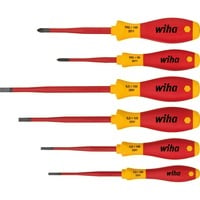 Wiha Skruetrækkersæt SoftFinish electric slimFix, 6 dele Rød/Gul