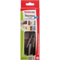 fischer Afstandsmontagesystem THERMAX 8/80 M6 B, Dyvel Sort/grå
