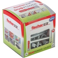 fischer DUOPOWER 10x50 S LD, Dyvel Lys grå/Rød