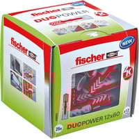 fischer DUOPOWER 12x60 LD, Dyvel Lys grå/Rød