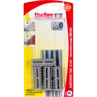 fischer Gewindestangendübel RODFORCE FGD 12 M8 TR 60 K, Dyvel Lys grå