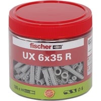 fischer UX 6x35 R, Dyvel grå