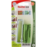 fischer UX GREEN 10x60 R WH K, Dyvel Grøn