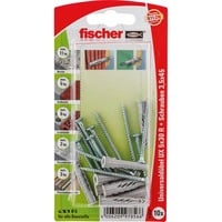 fischer Universaldübel UX 5x30 R S K, Dyvel Lys grå