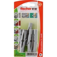 fischer Universalpløk FU 10x60 K, Dyvel grå