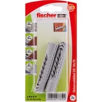 fischer Universalpløk UX 14x75 K, Dyvel Lys grå
