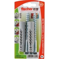 fischer Universalpløk UX 14x75 S K, Dyvel Lys grå