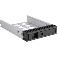 ICY BOX Carrier IB-129SSK-B HDD kabinet Aluminium, Sort 2.5/3.5", Indramning Sort, HDD kabinet, 2.5/3.5", SAS, SATA, 6 Gbit/sek., Hot-swap, Aluminium, Sort