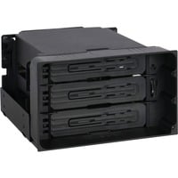 Icy Dock MB830SP-B drevkabinet HDD kabinet Sort 3.5", Indramning Sort, HDD kabinet, 3.5", SAS, SATA, 6 Gbit/sek., Hot-swap, Sort