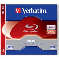 Verbatim 43615 blank Blu-ray disk BD-RE 25 GB 5 stk, Blu-ray-diske 25 GB, BD-RE, Smykkeskrin, 5 stk, Detail