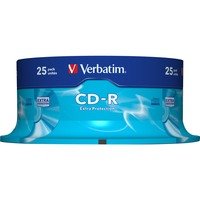 Verbatim CD-R Extra Protection 700 MB 25 stk, Cd'er 52x, CD-R, 700 MB, Spindel, 25 stk