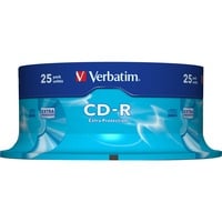 Verbatim CD-R Extra Protection 700 MB 52x 25 stk, Cd'er 52x, CD-R, 700 MB, Spindel, 25 stk