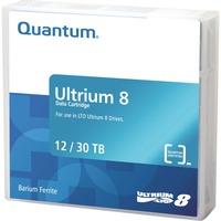 Quantum MR-L8MQN-01 Backup-lagringsmedie Tomt databånd 12000 GB LTO 1,27 cm, Streamer-medium Tomt databånd, LTO, 12000 GB, 30000 GB, 2,5:1, Rød