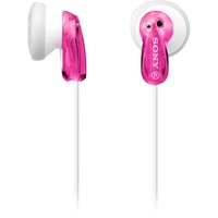 Sony MDR-E9LP Hovedtelefoner og headset Pink, Ledningsført, 18 - 22000 Hz, Musik, 6 g, Hovedtelefoner, Lyserød, Hvid