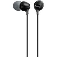 Sony MDR-EX15AP Hovedtelefoner og headset Sort, Ledningsført, 8 - 22000 Hz, Opkald/musik, 3 g, Headset, Sort