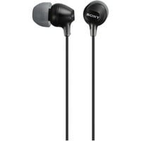 Sony MDR-EX15LP Hovedtelefoner og headset Sort, Ledningsført, 8 - 22000 Hz, Musik, 3 g, Hovedtelefoner, Sort