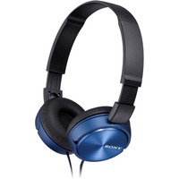 Sony MDR-ZX310AP Hovedtelefoner og headset Blå/Sort, Ledningsført, 10 - 24000 Hz, Opkald/musik, 125 g, Headset, Blå