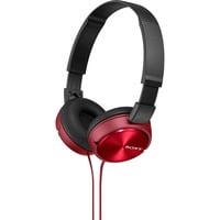 Sony MDR-ZX310 Hovedtelefoner og headset Rød/Sort, Ledningsført, 10 - 24000 Hz, Musik, 125 g, Hovedtelefoner, Rød