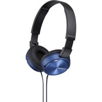 Sony MDR-ZX310 Hovedtelefoner og headset Blå/Sort, Ledningsført, 10 - 24000 Hz, Musik, 125 g, Hovedtelefoner, Blå
