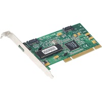 Dawicontrol DC-150 RAID interface-kort og adapter, Controller PCI, SATA, Sil3512, 0, 1, 150 MB/s, Microsoft Windows XP/2003/Vista/98/ME/ NT/2000 Microsoft DOS 6.X Novell NetWare 6.5, Bulk