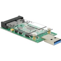 DeLOCK 62681 interface-kort/adapter mSATA, Konverter USB Type-A, mSATA, 5 Gbit/sek., Windows 10 Education, Windows 10 Education x64, Windows 10 Enterprise, Windows 10 Enterprise x64,..., Mac OS X 10.9 Mavericks, 42 mm