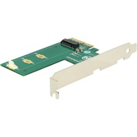 DeLOCK 89561 interface-kort/adapter Intern M.2, Controller PCIe, M.2, PCIe 3.0, Grøn, Hvid, 39 Gbit/sek., Kasse