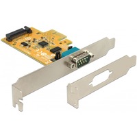 DeLOCK 90293 interface-kort/adapter Intern RS-232, Konverter PCIe, RS-232, Lavprofil, PCIe 2.0, SUN2212, 0,0001152 Gbit/sek.