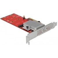 DeLOCK 90305 interface-kort/adapter Intern M.2 PCIe, M.2, Lavprofil, PCIe 3.0, Asmedia ASM2824, 32 Gbit/sek.