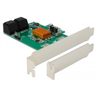DeLOCK 90382 interface-kort/adapter Intern SATA PCIe, SATA, PCIe 2.0