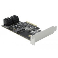 DeLOCK 90396 interface-kort/adapter Intern M.2, SATA PCIe, M.2, SATA, Sort, Grøn, Grå, 6 Gbit/sek., SATA